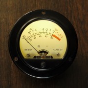 Kopie von Vintage-Meters VM-B10R-LED 100uA Retro VU-Meter...