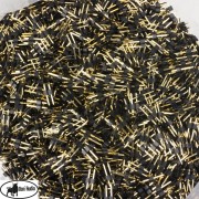 500pcs 2-Pin header strip male 2,54mm, goldplated shunt 1x2