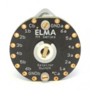 Elma A4 Audio Rotary Switch Series Type THT Version - without resistors 2...