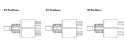 Elma MR50 1/2 miniatur 1 x 10 rotary switch, 36 shorting, 3Ncm