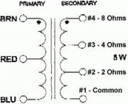 Hammond Audio Transformer Output SE OR PP 125H