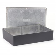 Hammond Diecast Aluminum Enclosure black 222x146x51mm