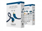 Inakustik High Speed HDMI Kabel mit Ethernet | Huckepack | HDMI 2.0a* High...