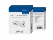 Inakustik USB Car Power Adapter USB Car Adapter QC 5/9/12V White 1 Stk