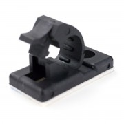 Cable Clamp Self-Adhesive Clip black 10/20/50/100 pcs option