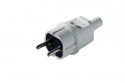 Kaiser 514/sw IP 44 Stecker mit Schutzkontakt und...