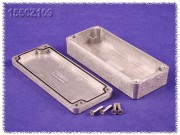 Thick Wall Diecast Enclosure 64x150x26 mm, Natural Aluminum