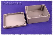 Watertight GRP Enclosure 250x200x115 mm, Gray