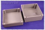 Watertight GRP Enclosure 251x255x161 mm, Gray