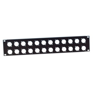 19 U-shaped rack panel 24 Sockets 2U