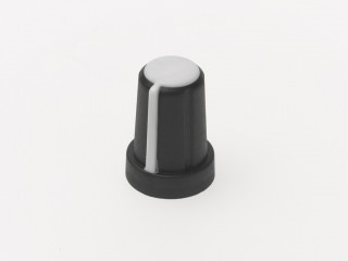 Daka-Ware 2-Shot Instrument Control Knob 1227 Black