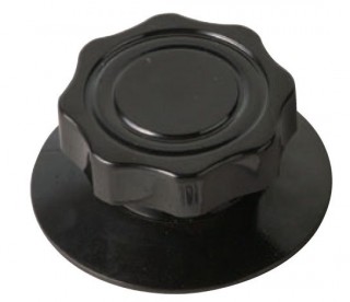 Daka-Ware Skirted Control Knob 4108 Black