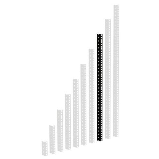 HD Rackschiene schwarz 16 HE