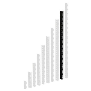 HD Rackschiene schwarz 18 HE