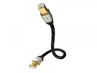 Inakustik Exzellenz High Speed USB 2.0 USB A < > USB B Schwarz/Silber 1,5m