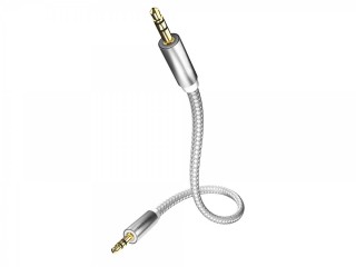 Inakustik Premium MP3 Audiokabel 3,5 Klinke <> 3,5 Klinke Wei/Silber