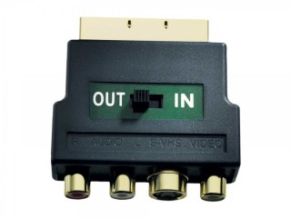 Inakustik Premium Scartadapter Cinch / S-Video > Scart  1er Set