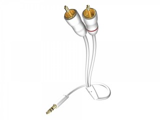 Inakustik Star MP3 Audiocable 3,5 Jack Plug > 2  x Cinch White