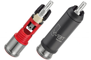 Kopie von Kopie von WBT RCA cinch cable connector WBT-0114 Ag Red