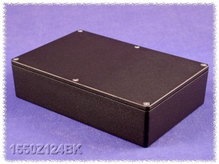 Thick Wall Diecast Enclosure 147x223x50 mm, black