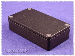 Thick Wall Diecast Enclosure 66x115x25 mm, black