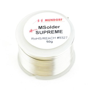 Mundorf MSolder SUPREME Silver Gold Ltzinn 50g