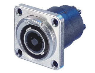 Neutrik NLT4FP Speakon 4 pole female chassis connector, metall housing,...